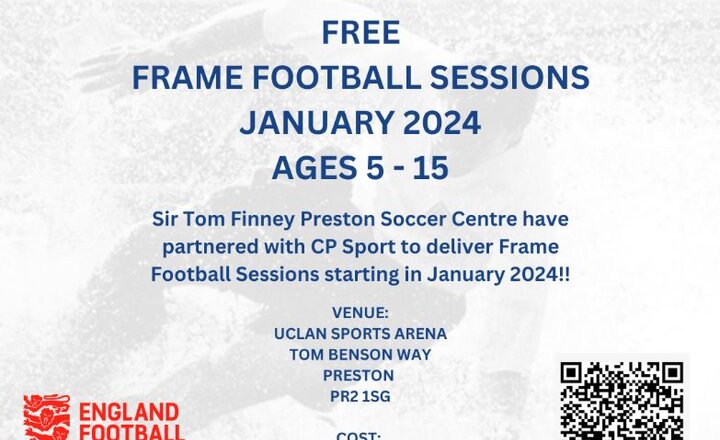 Image of Free Frame Football Sessions with CP Sport